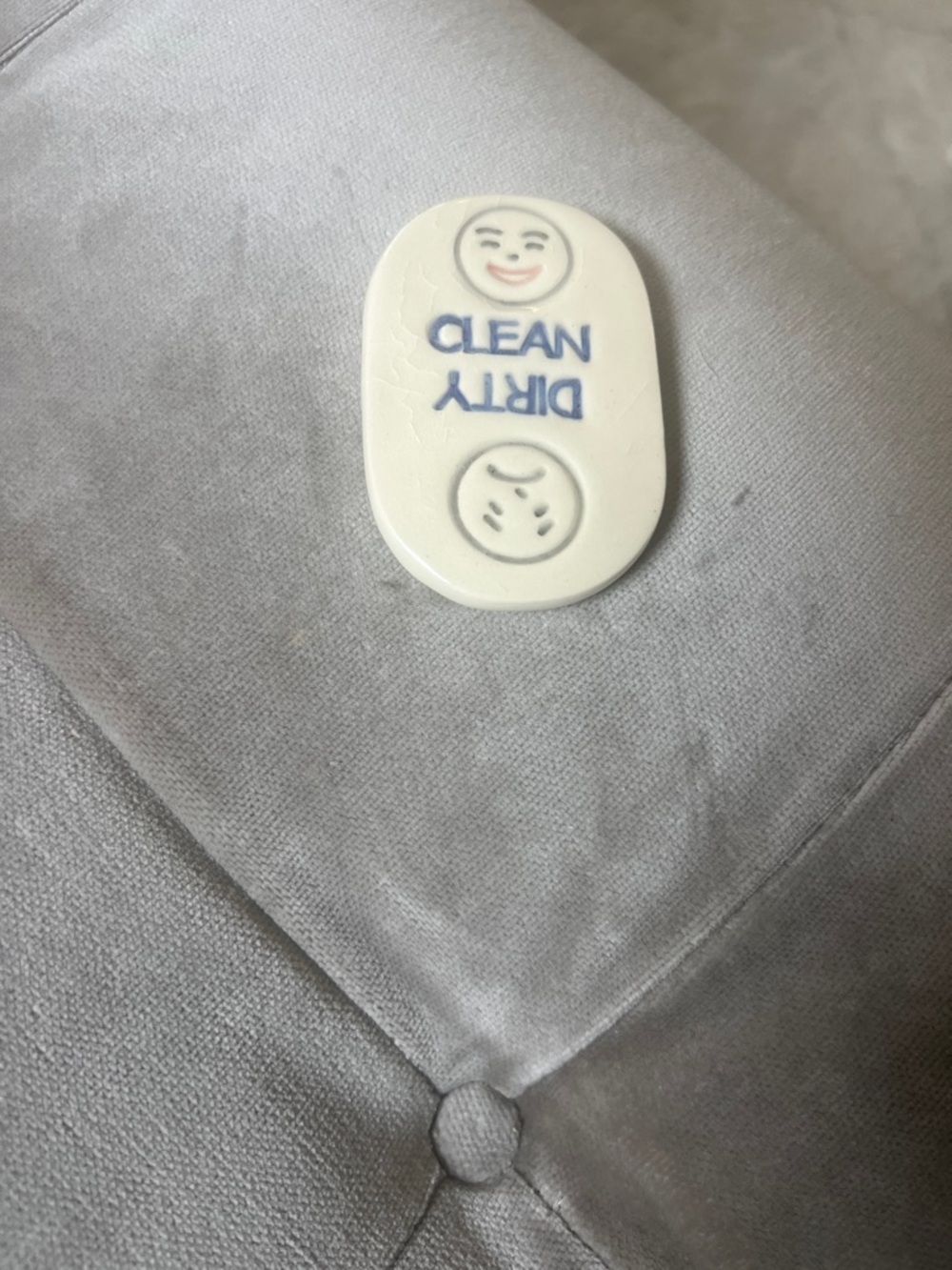 White 'Clean/Dirty' Dishwasher Magnet